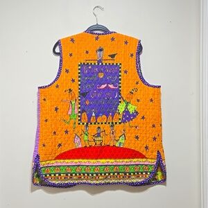 Halloween Quilted Reversible Vest